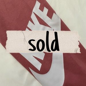 soft, pink nike leggings, size M